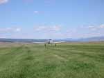 N-700T on Smiley Creek Airstrip